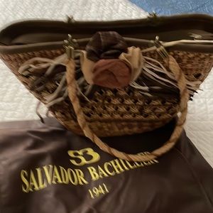 NWOT great straw bag never used